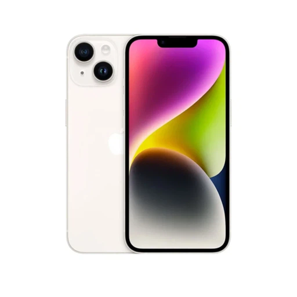 Смартфон iPhone 14 128Gb Starlight (Сияющая звезда)